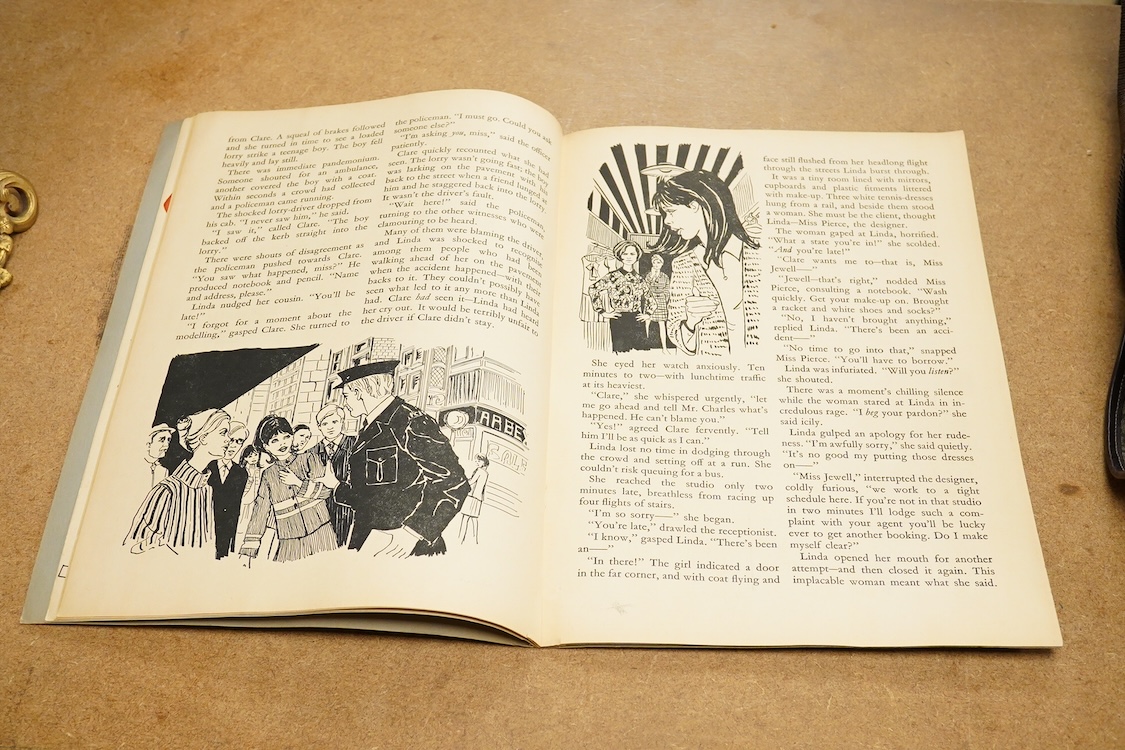 A 1960s signed Twiggy Model-Dressing Book, dated 1967, and signed to the front cover